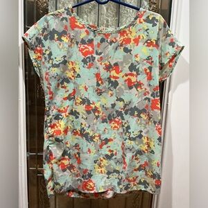 GAP Small Multicolor Camouflage Print Top